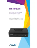 Предварительный просмотр 1 страницы NETGEAR DVG1000 Quick Start Manual