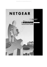 Предварительный просмотр 1 страницы NETGEAR EN308TC - 8 Port 10 Base-T Hub Installation Manual