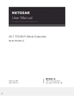 Предварительный просмотр 1 страницы NETGEAR EX6250v2 User Manual