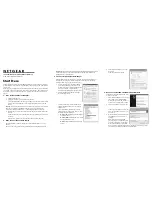 Preview for 1 page of NETGEAR FA311v2 - 10/100 PCI Network Interface Card Installation Manual