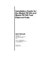 NETGEAR FE104 Installation Manual preview