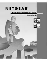 NETGEAR FS 726 User Manual preview