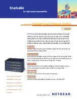 NETGEAR FS524S  FS524SNA FS524SNA Specifications preview