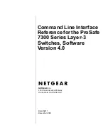 NETGEAR FSM7326P - ProSafe Managed Switch Command Line Interface Reference Manual предпросмотр