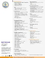 Preview for 2 page of NETGEAR FSM750S - Managed Stackable Switch Specifications