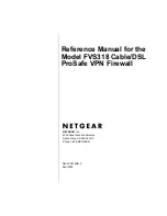 NETGEAR FVS318 - ProSafe VPN Firewall Router Reference Manual preview