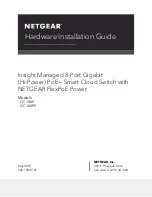 Предварительный просмотр 1 страницы NETGEAR GC108P Hardware Installation Manual