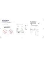 Preview for 1 page of NETGEAR GS608v3 Installation Manual