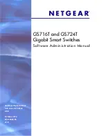 NETGEAR GS716T - ProSafe Switch Software Administration Manual preview