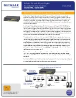 NETGEAR GS724TPS - ProSafe - Gigabit Stackable PoE Smart Switch Datasheet предпросмотр