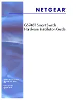 NETGEAR GS748T - ProSafe Smart Switch Hardware Installation Manual preview