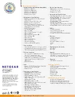 Preview for 2 page of NETGEAR GSM712F - Managed Fiber Gigabit Switch Specifications