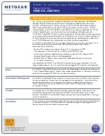 NETGEAR GSM7312 - ProSafe Layer 3 Managed Gigabit Switch Datasheet предпросмотр