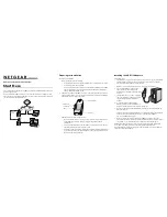 NETGEAR HDX111 - Powerline HD Plus Ethernet Adapter Installation Manual preview