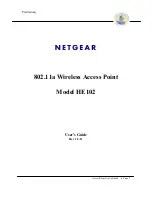 NETGEAR HE102 - Wireless Access Point User Manual предпросмотр