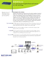 Предварительный просмотр 1 страницы NETGEAR JGS500 Specification Sheet