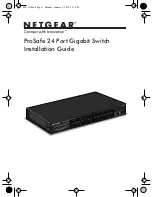 NETGEAR JGS524FNA Installation Manual preview