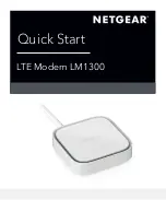 NETGEAR LM1300 Quick Start Manual предпросмотр