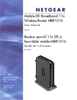 NETGEAR MBR1516 User Manual предпросмотр