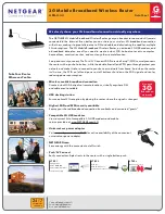 NETGEAR MBR624GU - 3G Mobile Broadband Wireless Router Datasheet предпросмотр