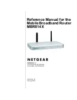 NETGEAR MBR814X Reference Manual предпросмотр