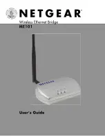 NETGEAR ME101 - Wireless EN Bridge Network Converter User Manual preview