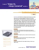 NETGEAR ME102  ME102 ME102 Specification Sheet предпросмотр