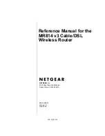 NETGEAR MR814 v3 Reference Manual preview