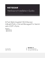 NETGEAR MS510TXM Hardware Installation Manual предпросмотр