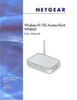 Предварительный просмотр 1 страницы NETGEAR N150 WN604 User Manual