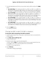 Preview for 71 page of NETGEAR Nighthawk AXE1000 User Manual