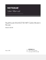 Preview for 1 page of NETGEAR Nighthawk CAX30 User Manual