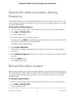 Предварительный просмотр 17 страницы NETGEAR NIGHTHAWK CM2000 User Manual