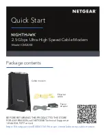 Предварительный просмотр 27 страницы NETGEAR NIGHTHAWK CM2000 User Manual