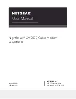 NETGEAR Nighthawk CM2500 User Manual предпросмотр