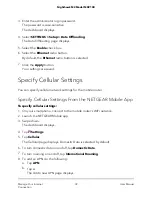 Предварительный просмотр 39 страницы NETGEAR Nighthawk M2 MR2100 User Manual