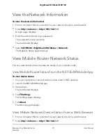 Предварительный просмотр 70 страницы NETGEAR Nighthawk M2 MR2100 User Manual