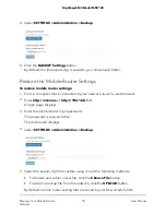 Предварительный просмотр 78 страницы NETGEAR Nighthawk M2 MR2100 User Manual