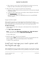 Предварительный просмотр 20 страницы NETGEAR Nighthawk Mesh WiFi 6 System User Manual