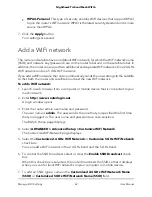 Предварительный просмотр 62 страницы NETGEAR Nighthawk Mesh WiFi 6 System User Manual