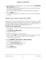 Предварительный просмотр 67 страницы NETGEAR Nighthawk Mesh WiFi 6 System User Manual