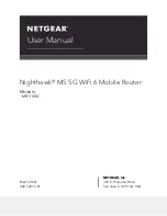 NETGEAR Nighthawk MR5100C User Manual предпросмотр