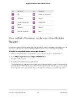 Предварительный просмотр 20 страницы NETGEAR Nighthawk MR5100C User Manual