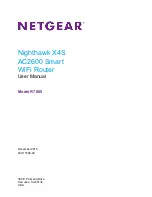 NETGEAR Nighthawk X4S R7800 User Manual preview