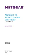 NETGEAR Nighthawk X8 5 User Manual предпросмотр