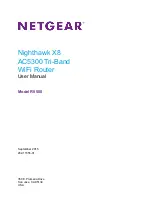 Предварительный просмотр 1 страницы NETGEAR Nighthawk X8 AC5300 Tri-Band User Manual