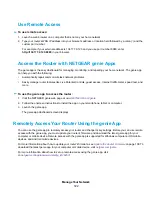 Preview for 122 page of NETGEAR Nighthawk X8 AC5300 Tri-Band User Manual