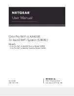 NETGEAR Orbi Pro WiFi 6 AX6000 User Manual preview