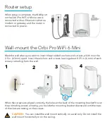 Предварительный просмотр 5 страницы NETGEAR Orbi Pro WiFi 6 Mini router Quick Start Manual