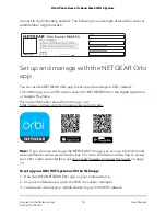 Предварительный просмотр 18 страницы NETGEAR Orbi RBK863S User Manual